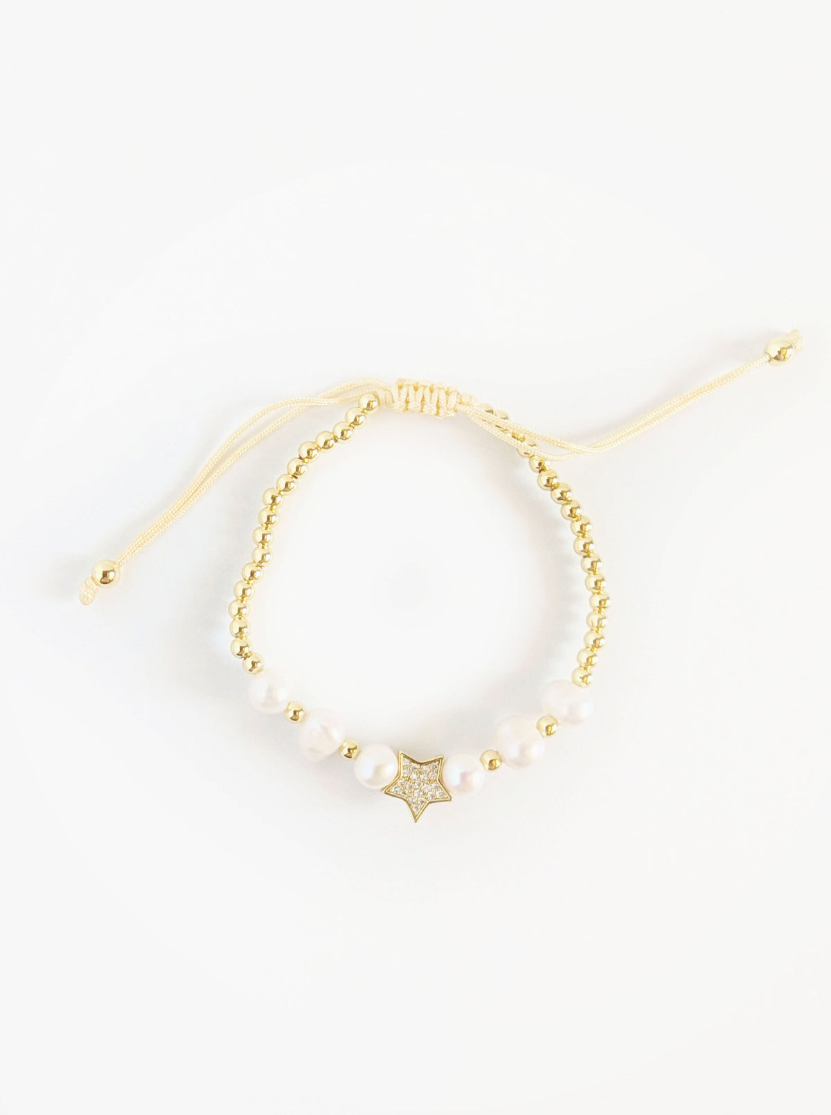 Star Pearl Adjustable Bracelet