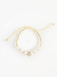 Star Pearl Adjustable Bracelet
