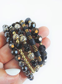 Erimish Bracelet Stack | Black