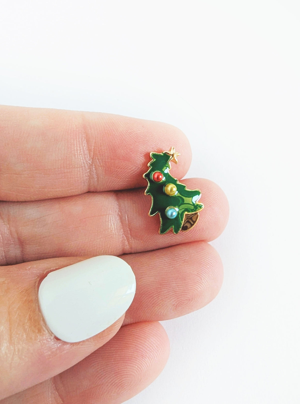 Oh Christmas Tree Studs | Pink or Green