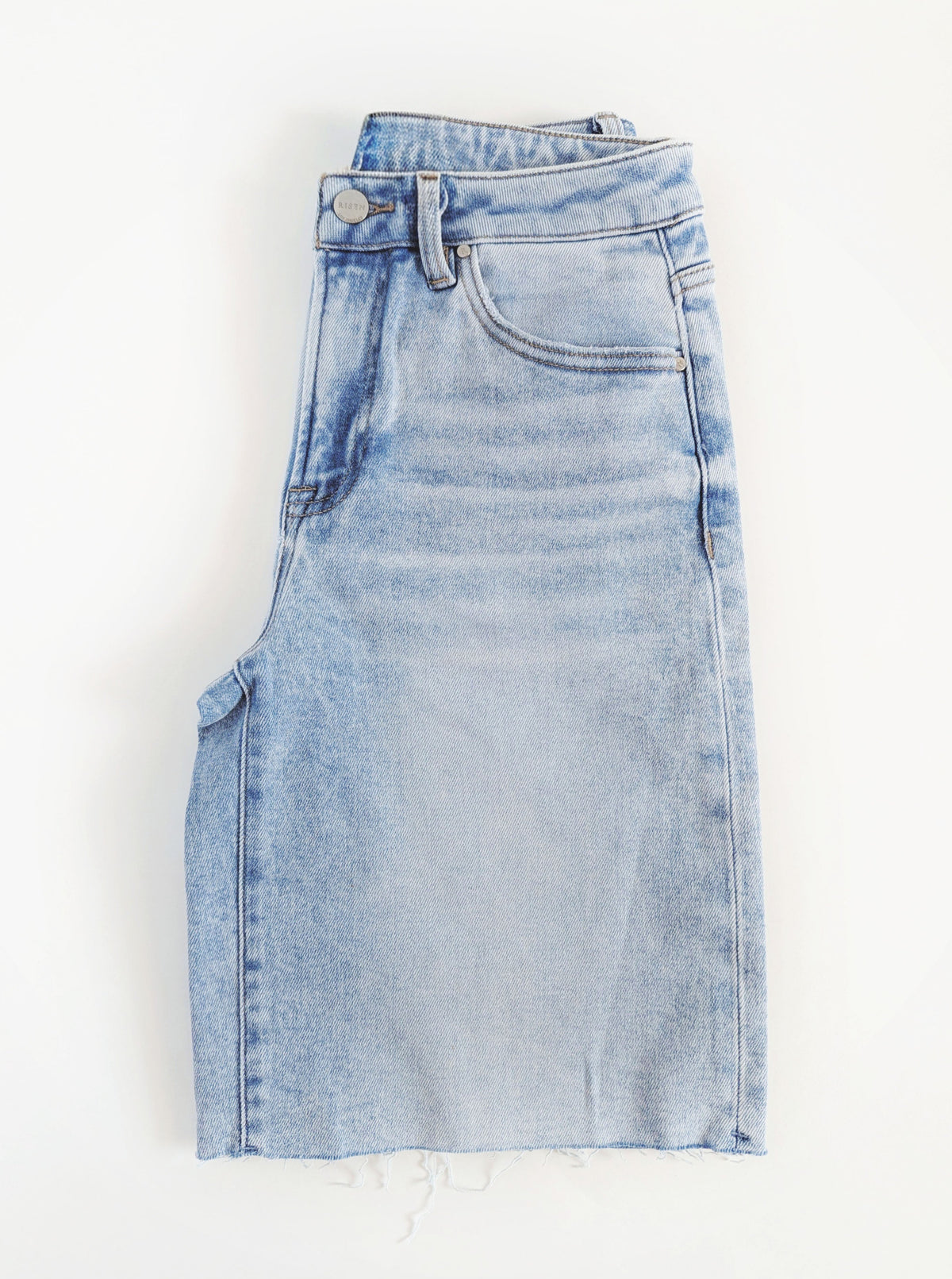 Denim Bermuda Shorts