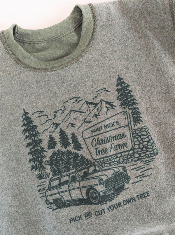 Christmas Tree Farm Sweatshirt | Green