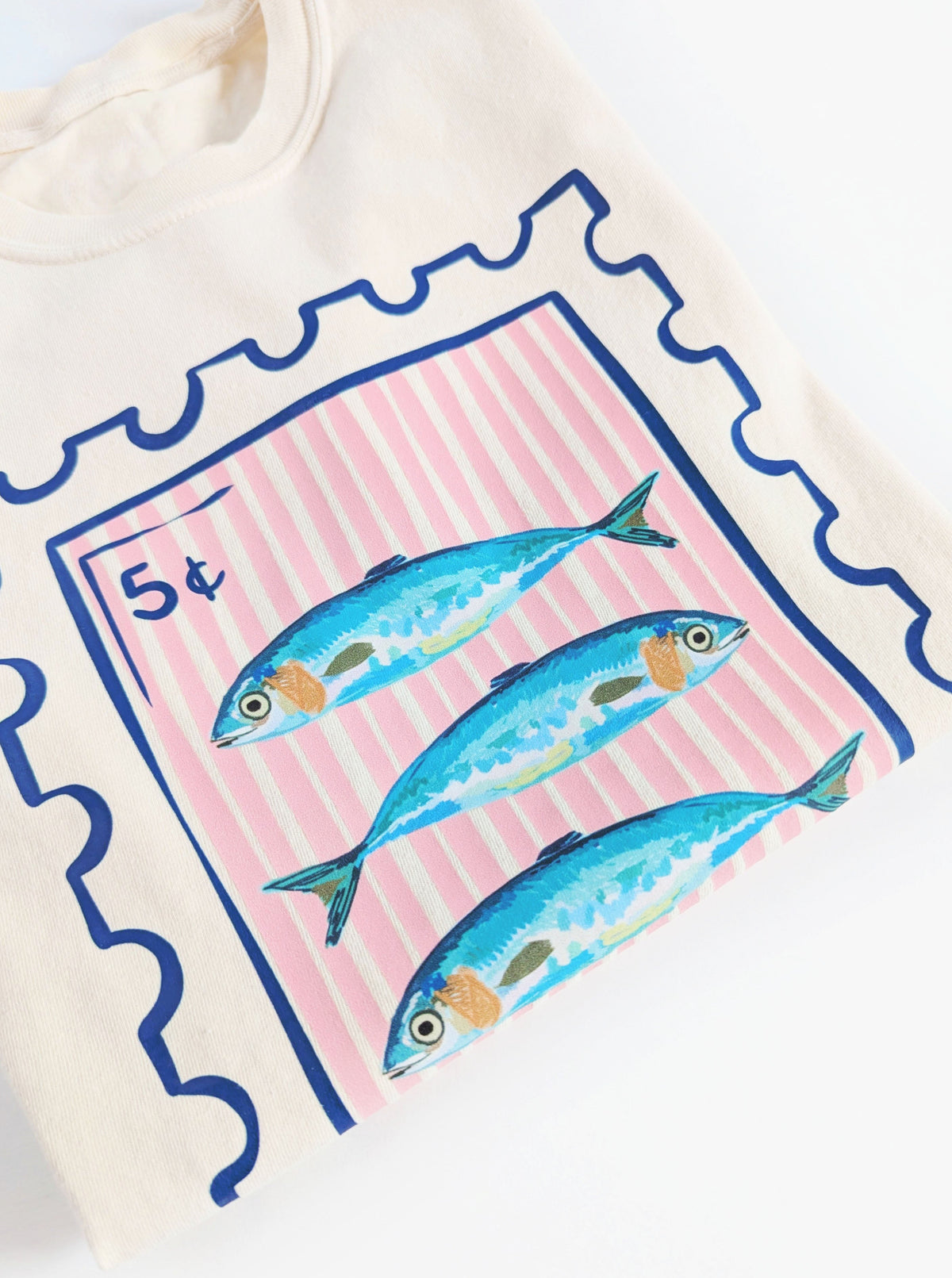 Sardine Stamp Graphic Tee