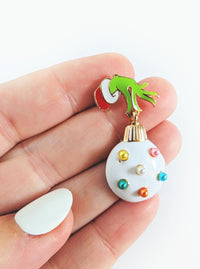 Deck the Halls Earrings | Pink or White