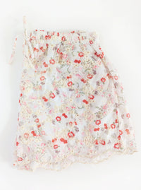 Embroidered Floral Shorts