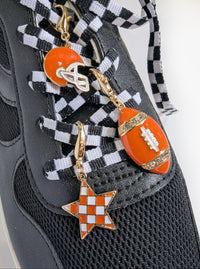 Football Game Day Shoe Charms