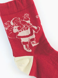 Santa Socks | Red