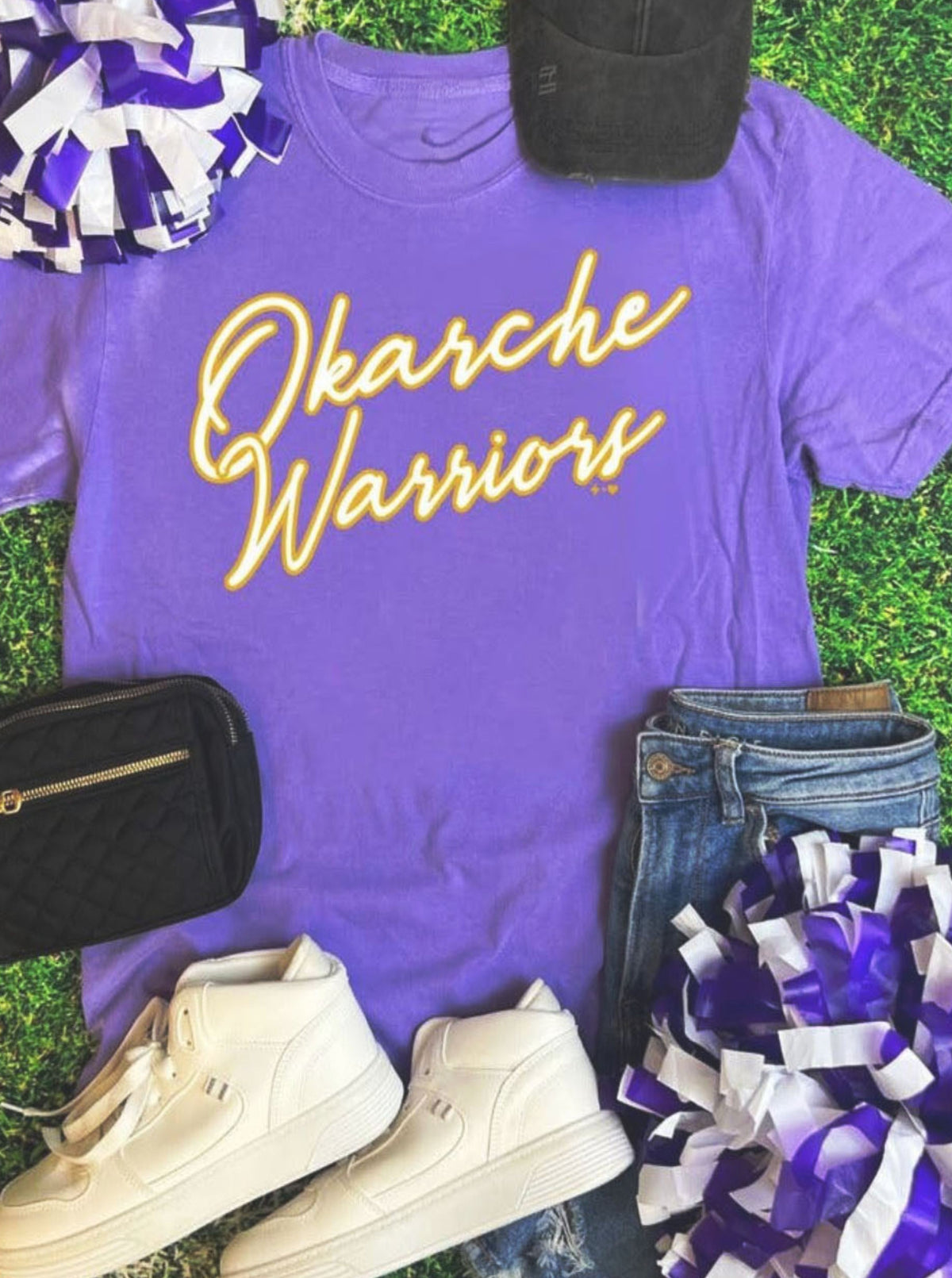 Okarche Warriors Graphic Tee | Purple