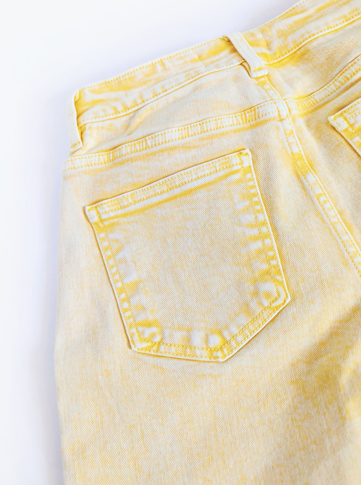 Yellow Bermuda Shorts
