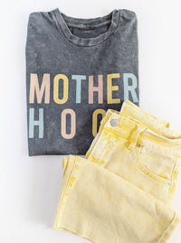 MOTHERHOOD Graphic Tee | Mineral Grey