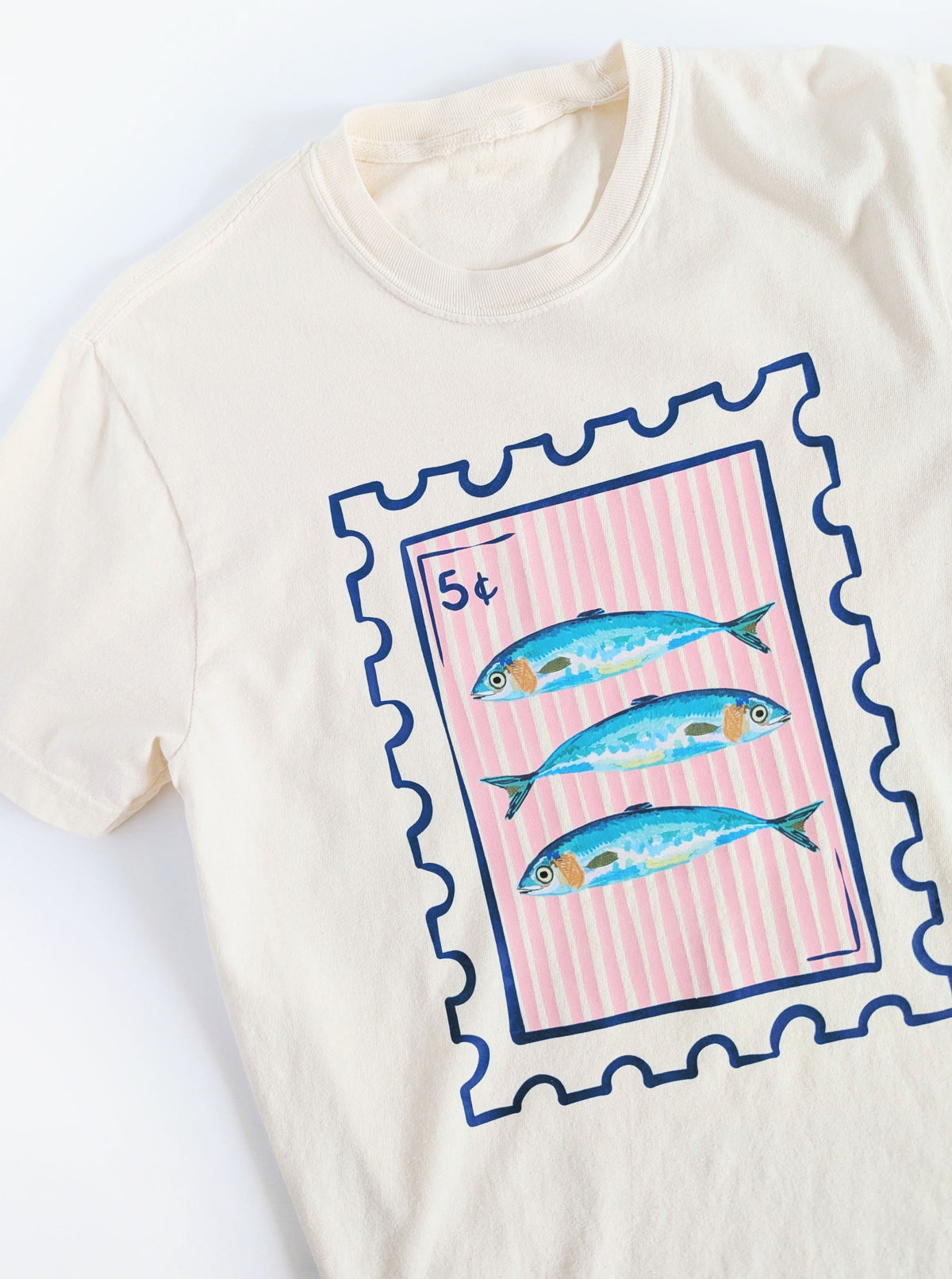 Sardine Stamp Graphic Tee