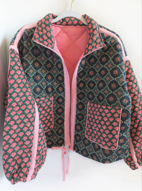 Darling Quilted Jacket | Green