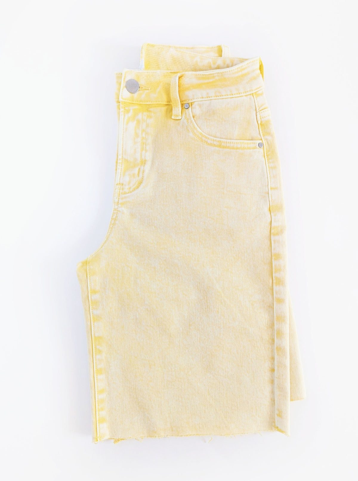 Yellow Bermuda Shorts