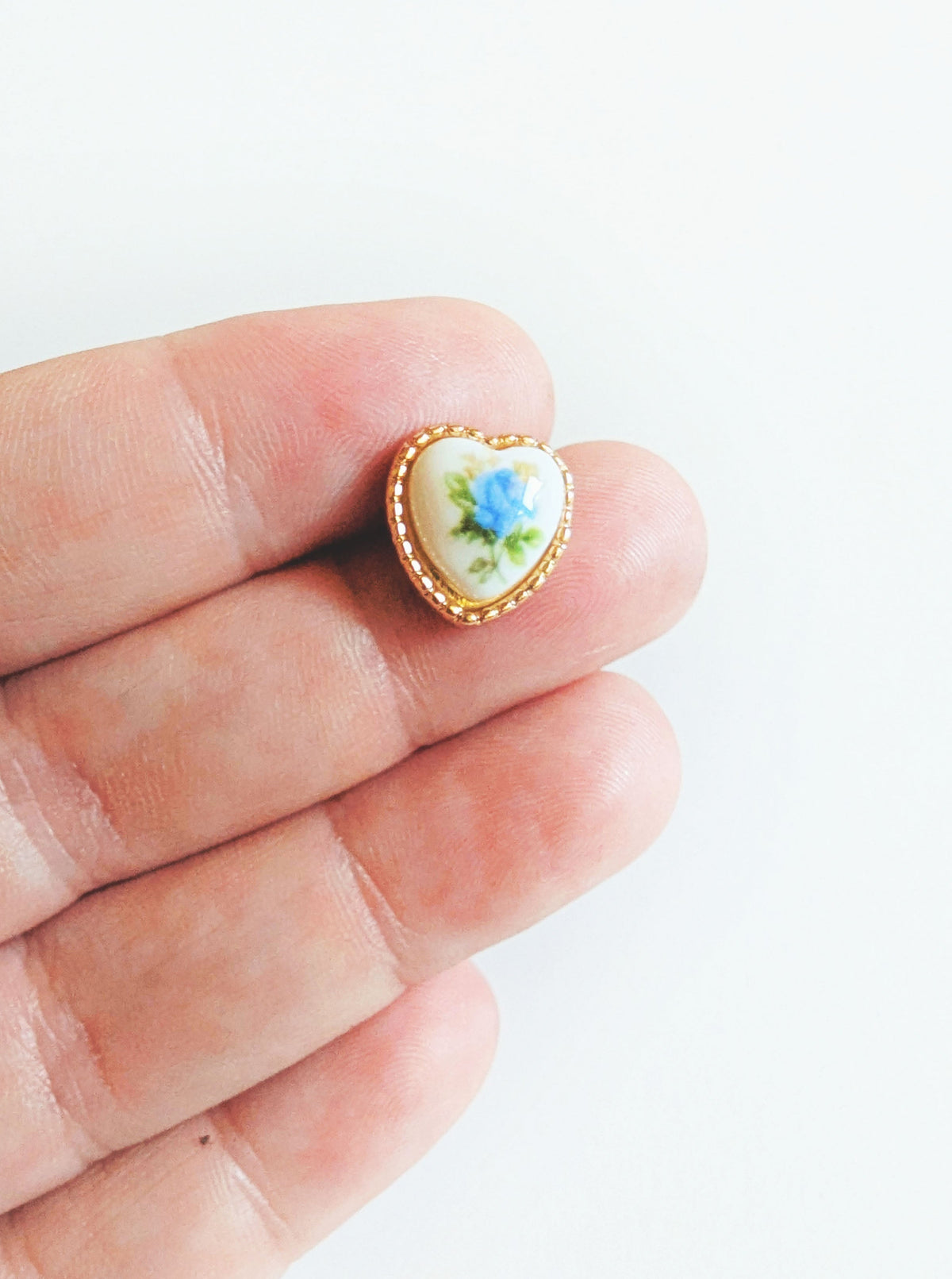 Heart Ceramic Earrings