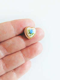 Heart Ceramic Earrings