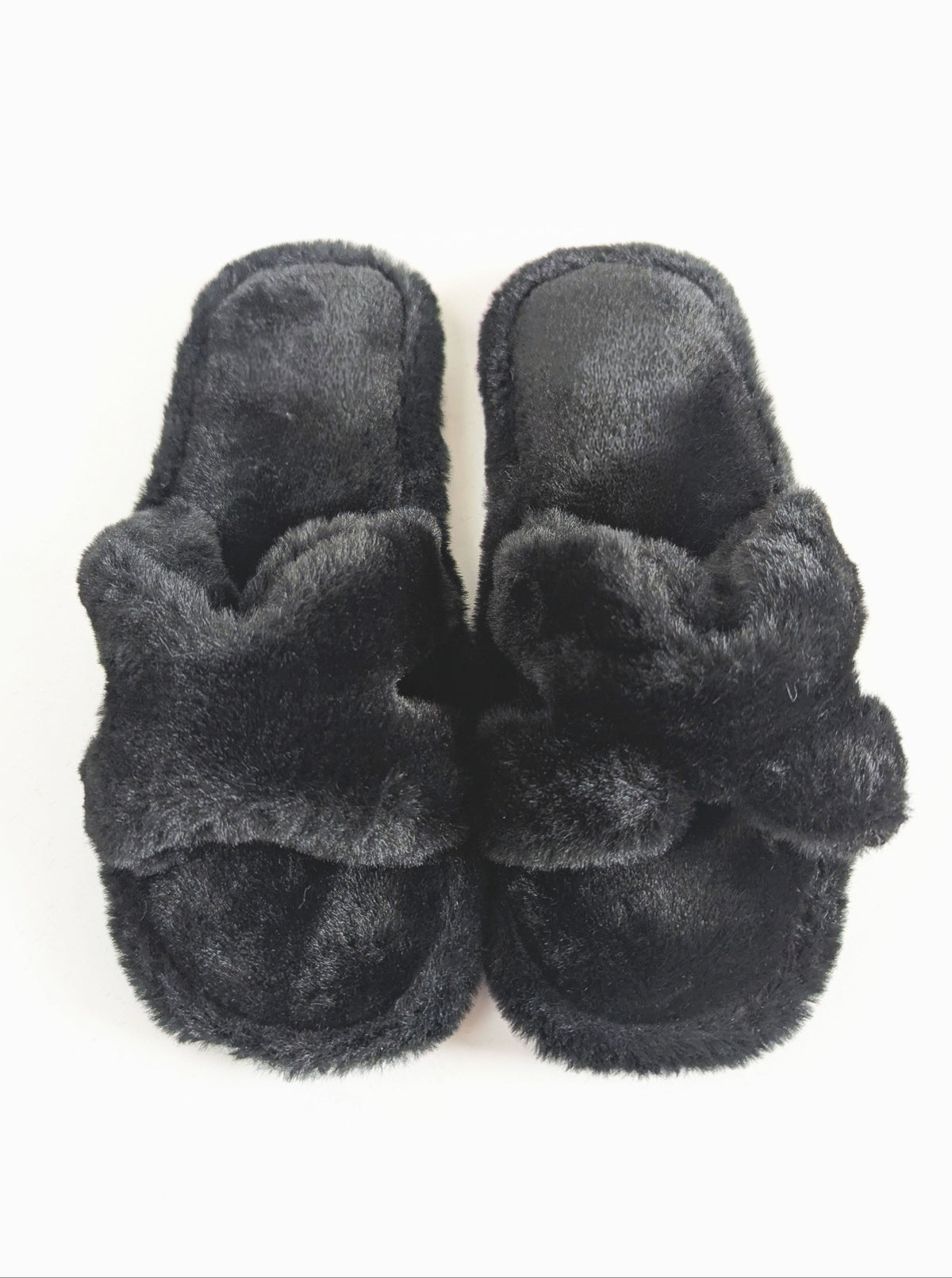 Designer Inspired Slippers | Black