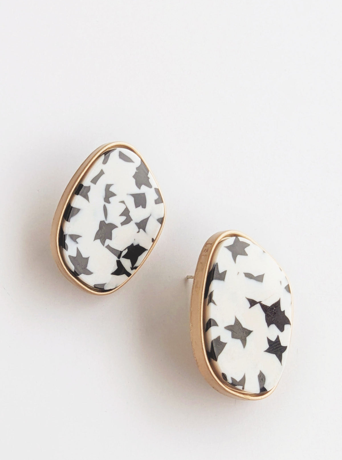 Stone Post Earrings
