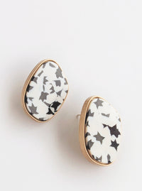 Stone Post Earrings