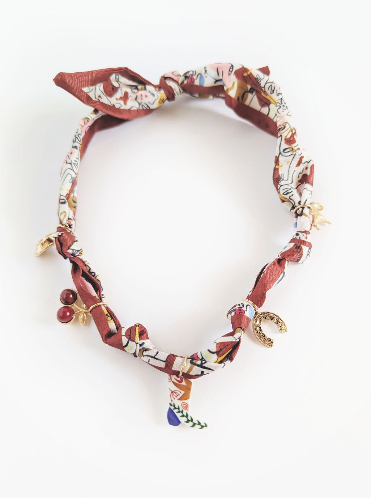 Saddle Up Scarf Necklace