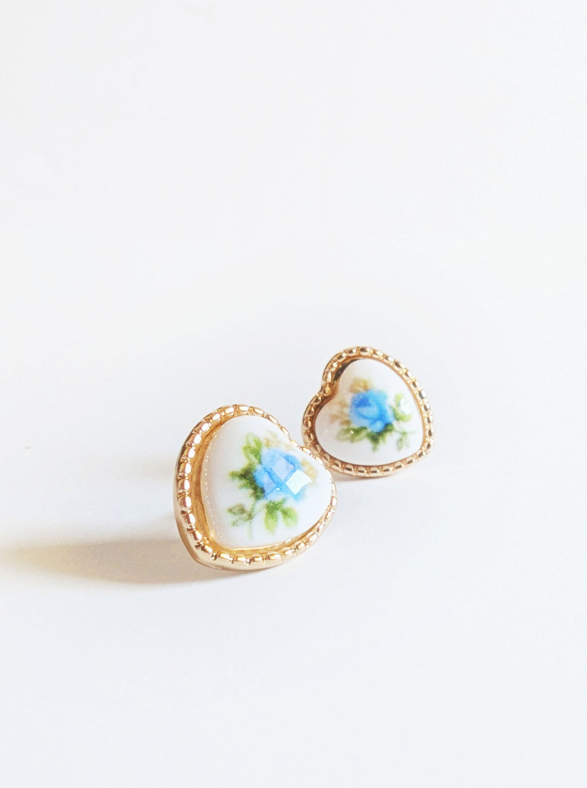 Heart Ceramic Earrings