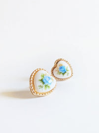 Heart Ceramic Earrings