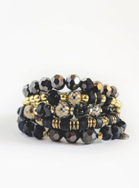 Erimish Bracelet Stack | Black