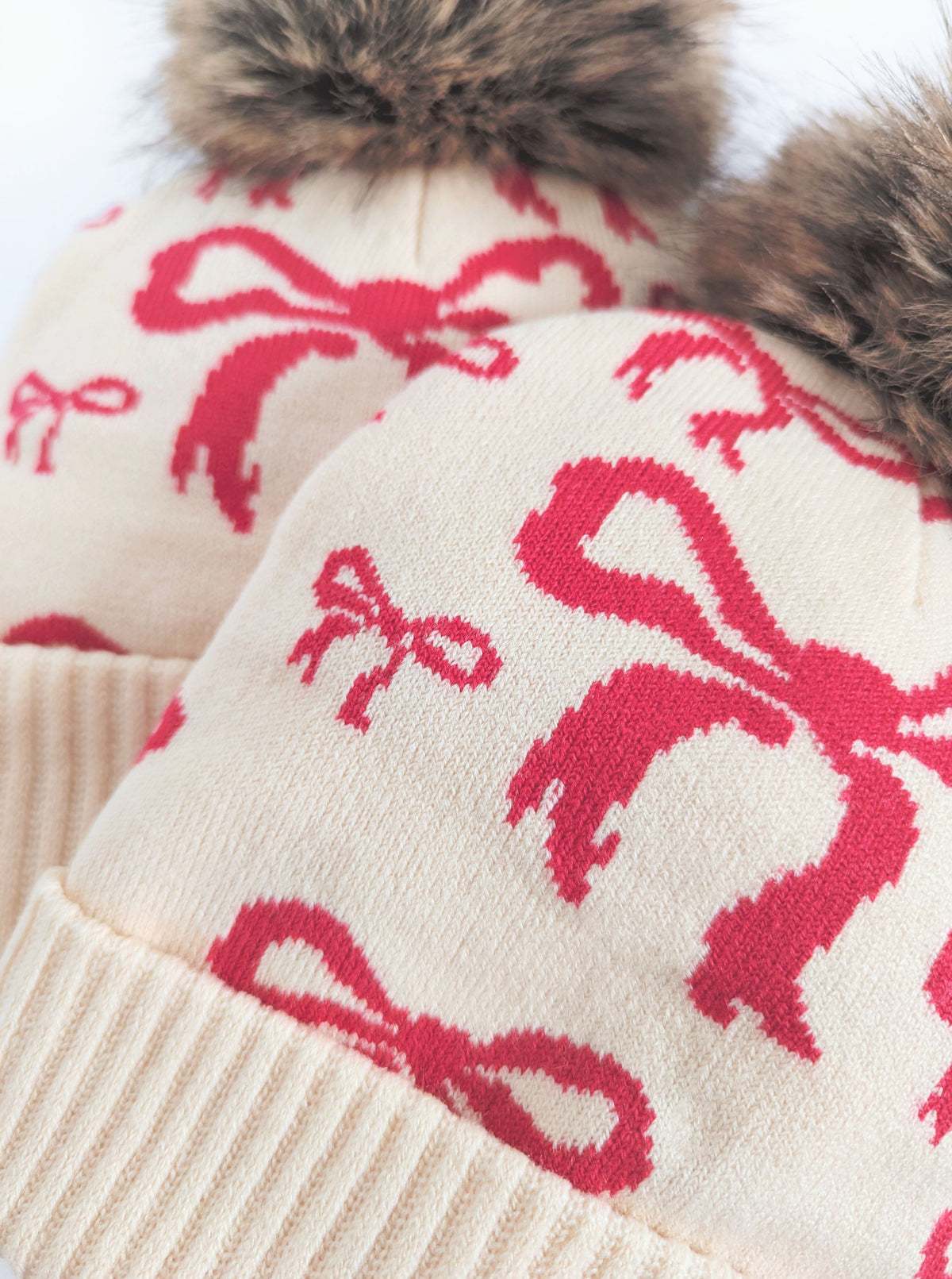 Whimsy Bow Beanie | Ivory
