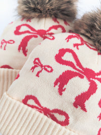Whimsy Bow Beanie | Ivory