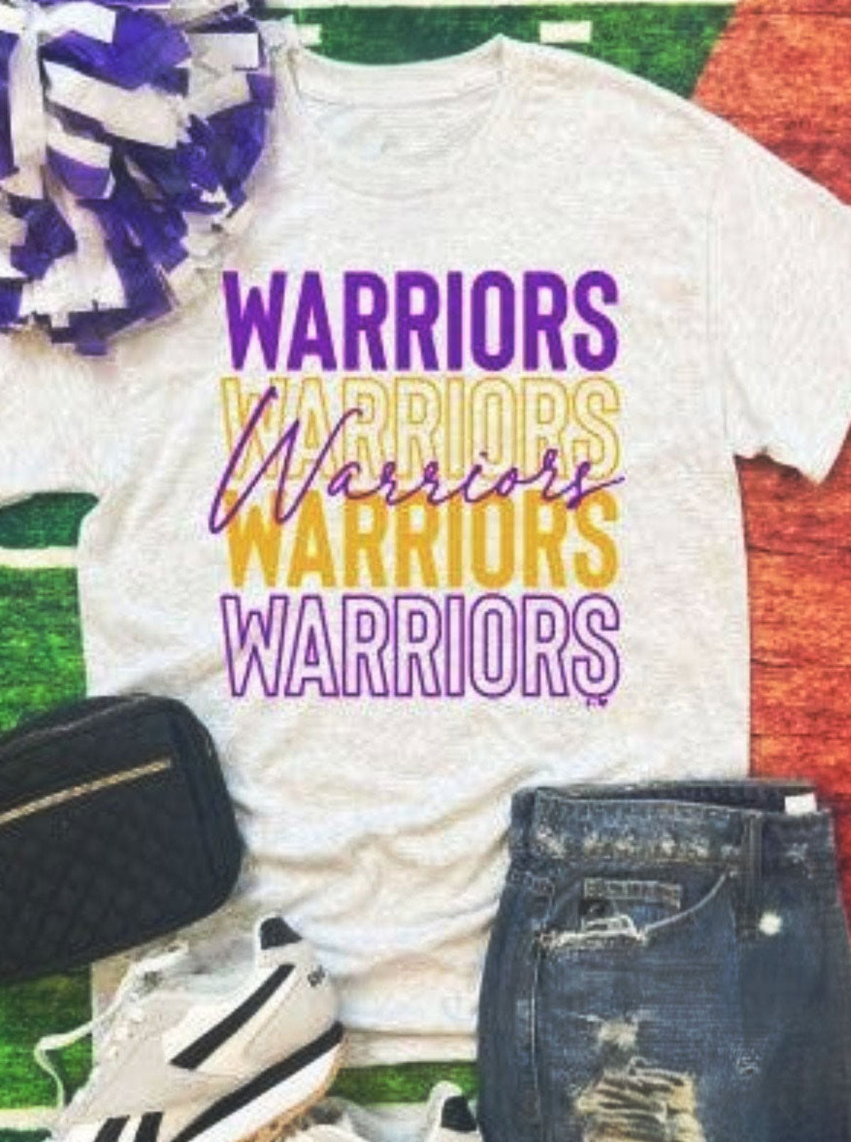 Warriors, Repeat It Graphic Tee | Ash Grey