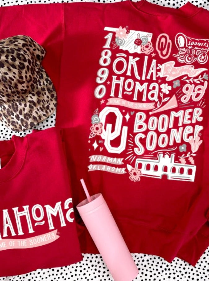 OU Storyboard Sweatshirt | Crimson