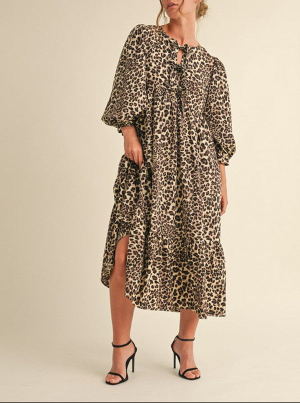 Leopard Midi Dress
