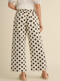 Polka Dot Wide Leg Pants