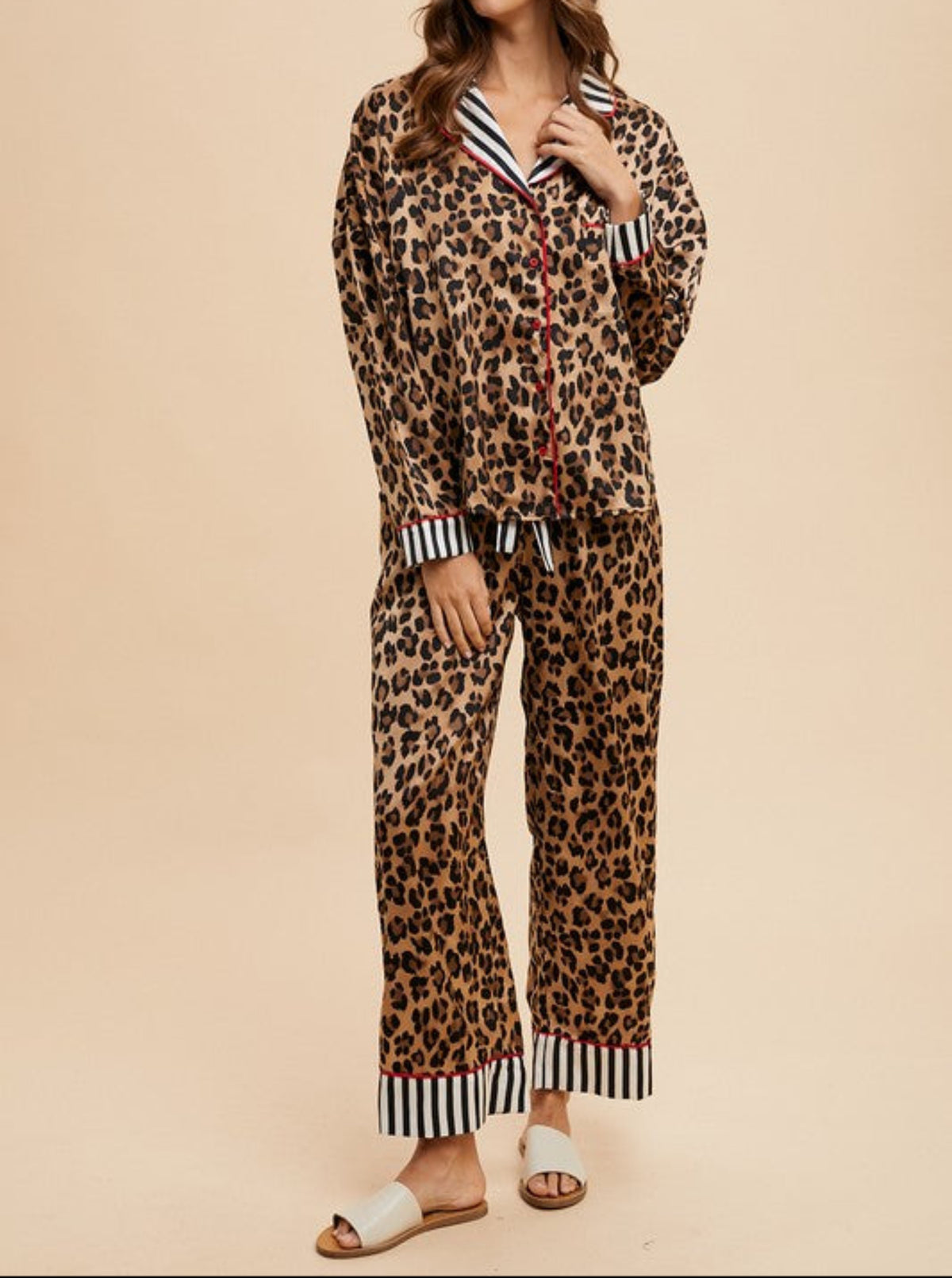 Leopard Pajama Set