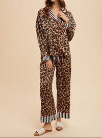 Leopard Pajama Set
