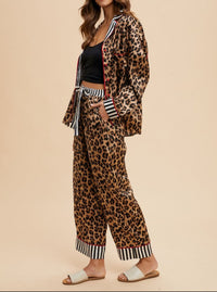 Leopard Pajama Set