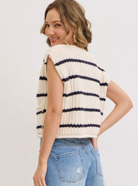 Stripe Chunky Knit Top