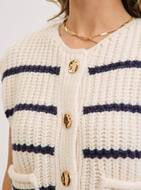 Stripe Chunky Knit Top