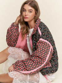 Darling Quilted Jacket | Green