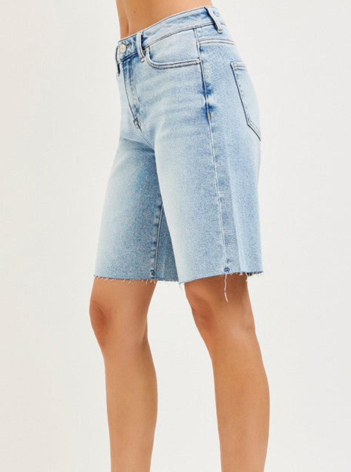 Denim Bermuda Shorts