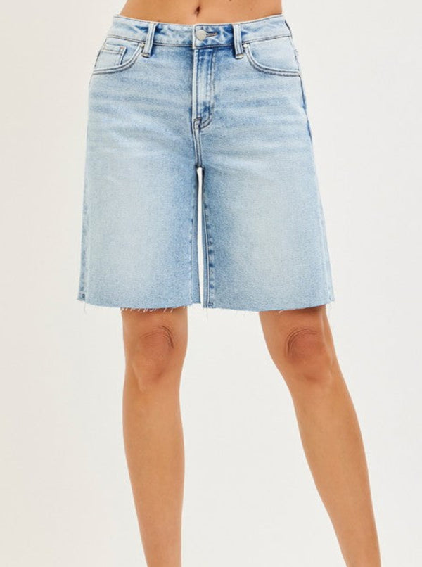 Denim Bermuda Shorts