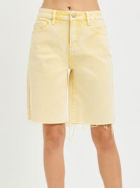 Yellow Bermuda Shorts