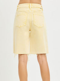 Yellow Bermuda Shorts