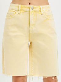 Yellow Bermuda Shorts