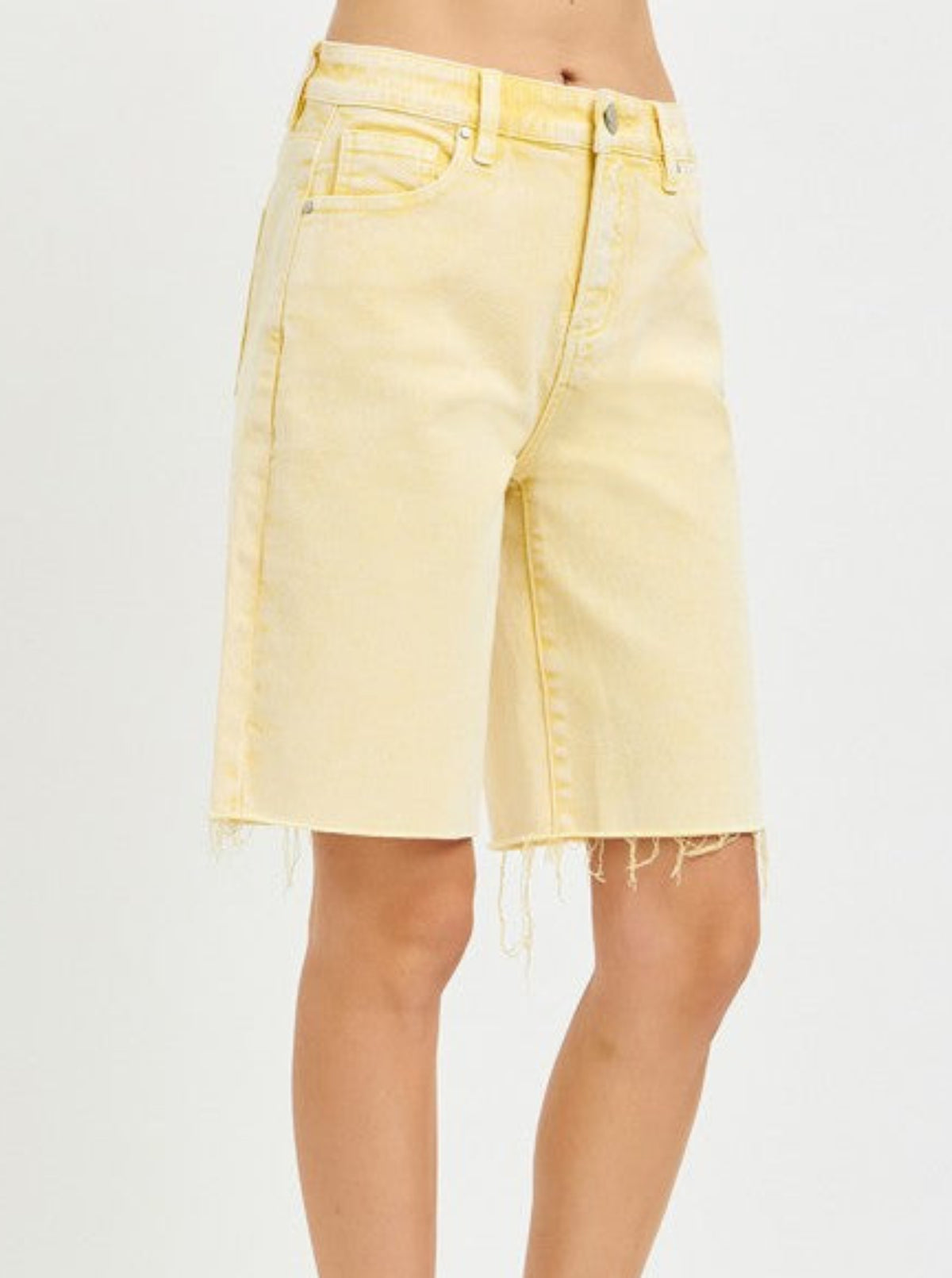 Yellow Bermuda Shorts