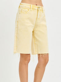 Yellow Bermuda Shorts