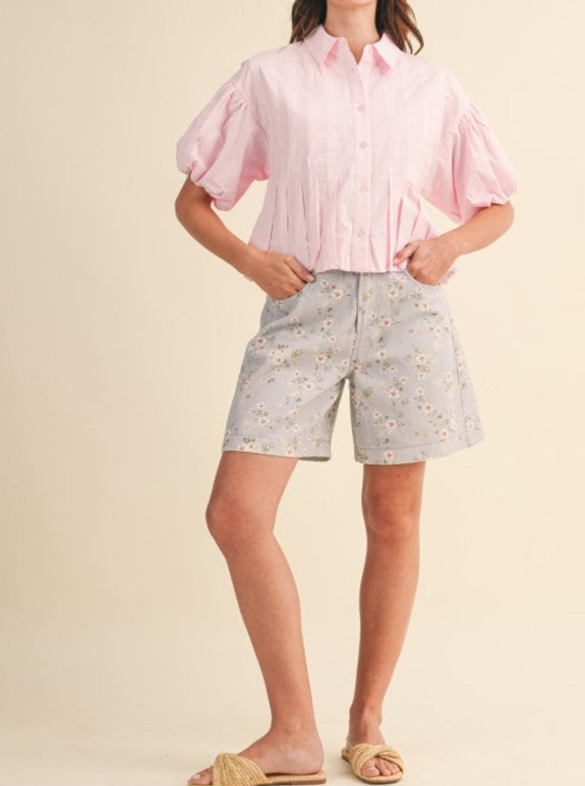 Floral Bermuda Shorts