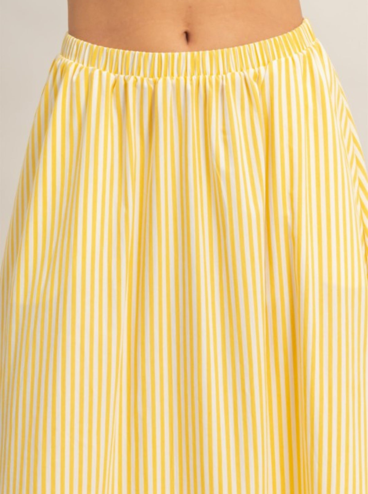 Striped Skirt | Yellow