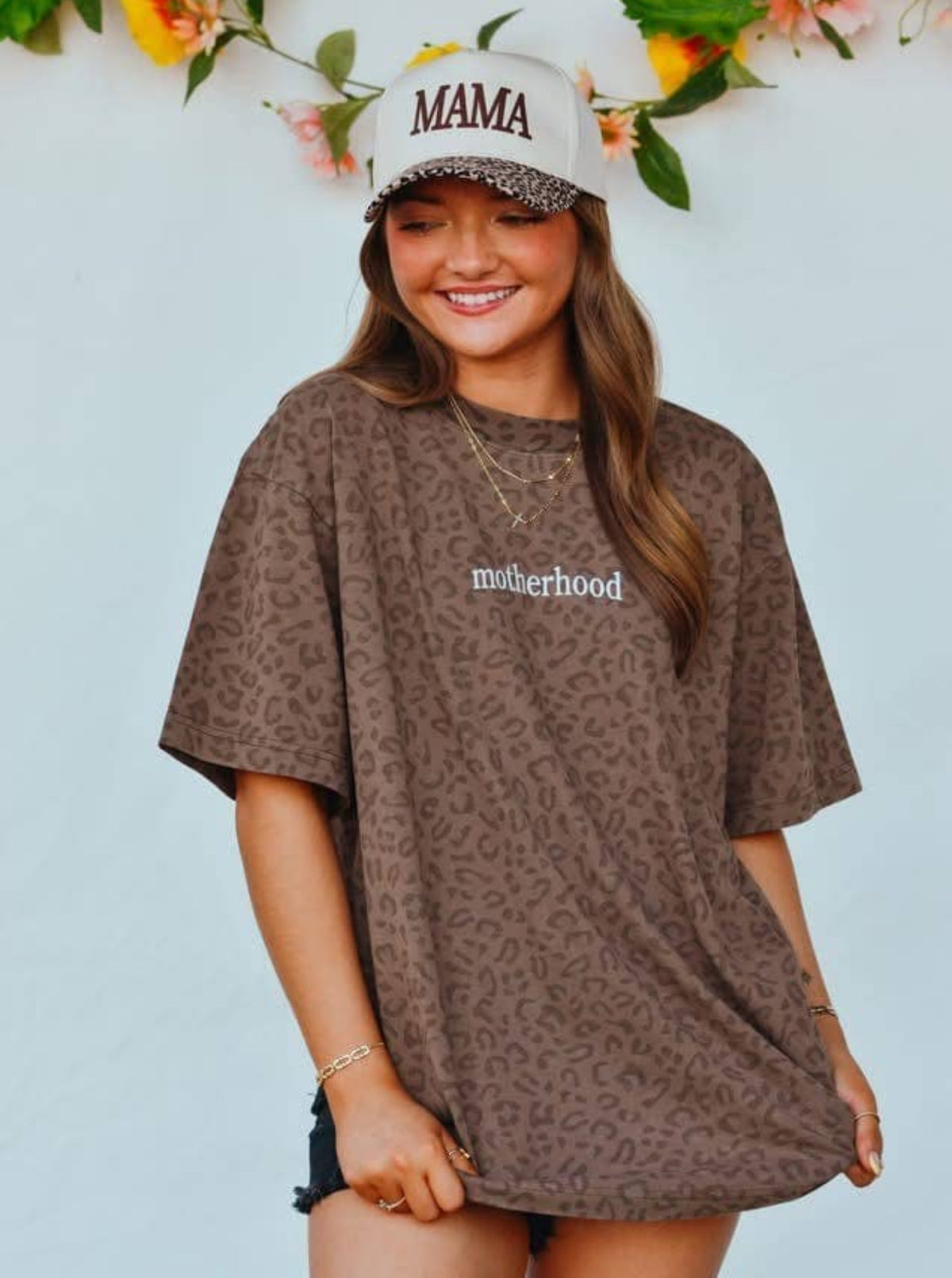 Motherhood Leopard Tee