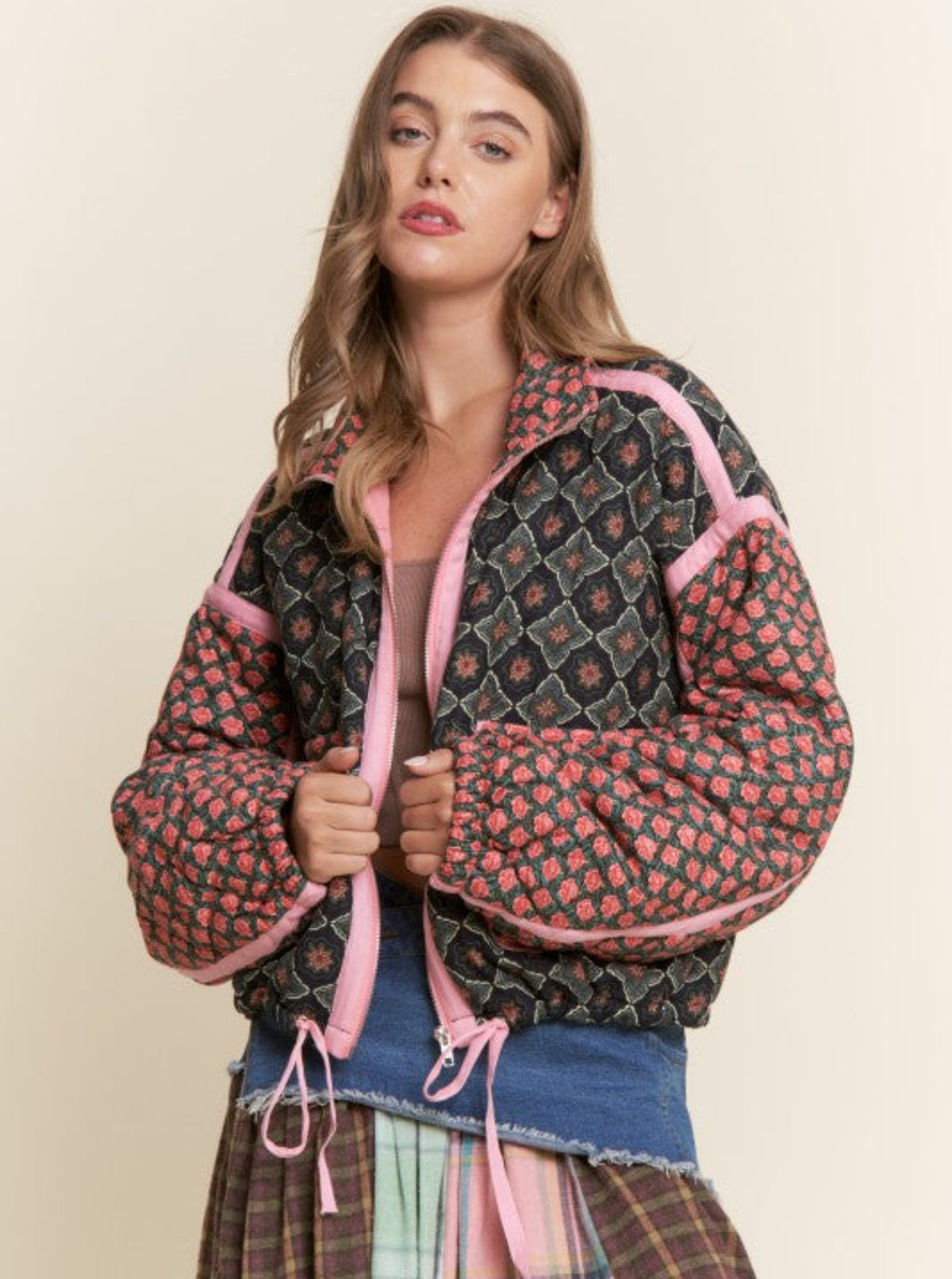 Darling Quilted Jacket | Green