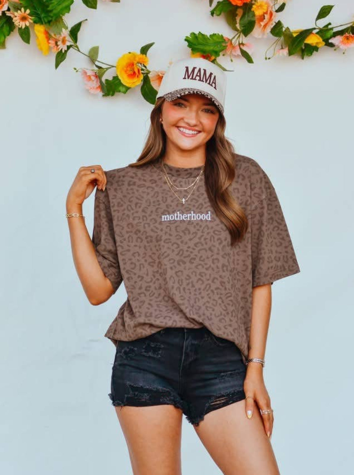Motherhood Leopard Tee